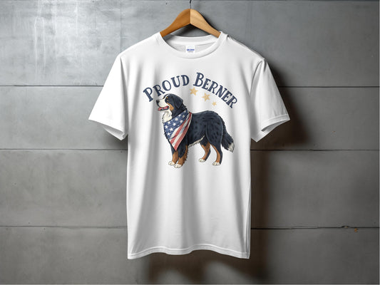 Proud Berner Graphic Patriotic Dog Lover T-shirt product