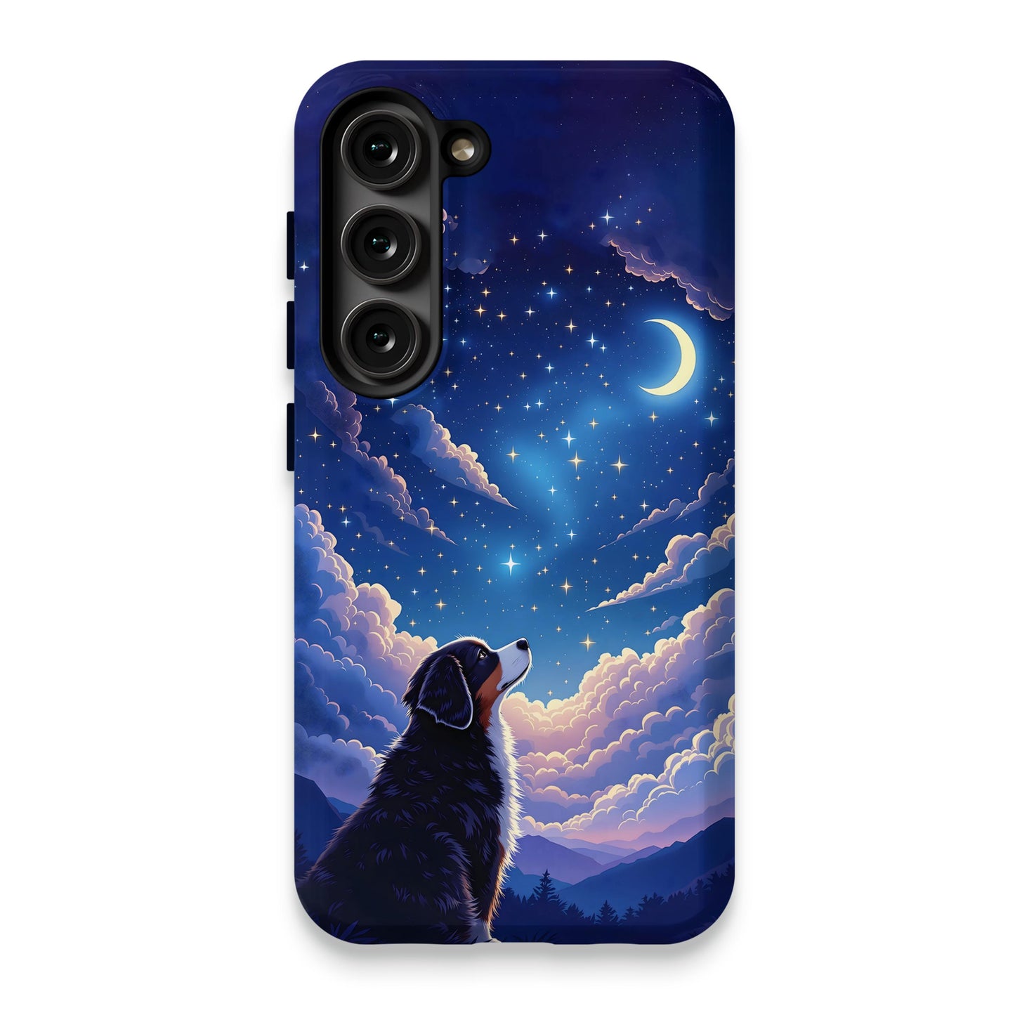 Dreamy Night Sky with Dog Phone Case product type