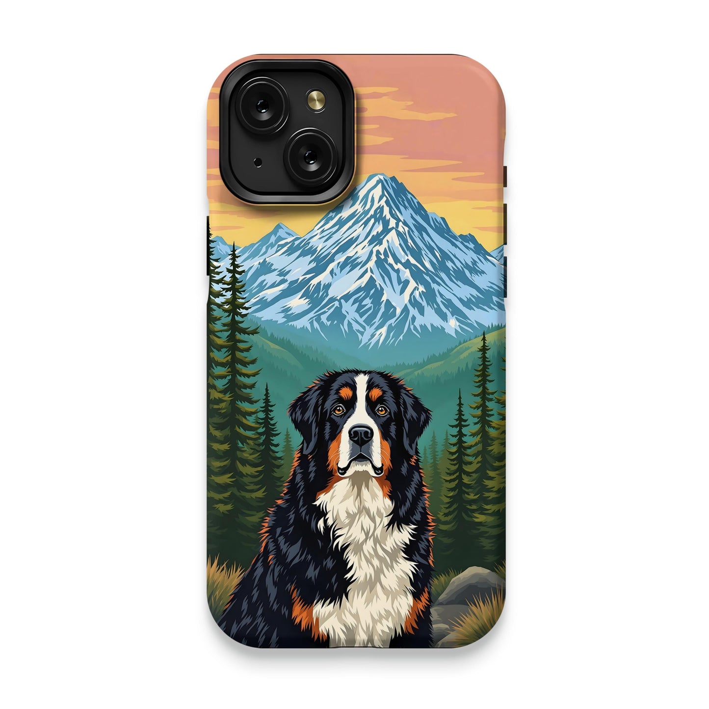 Scenic Mountain Dog Case for iPhone protective product