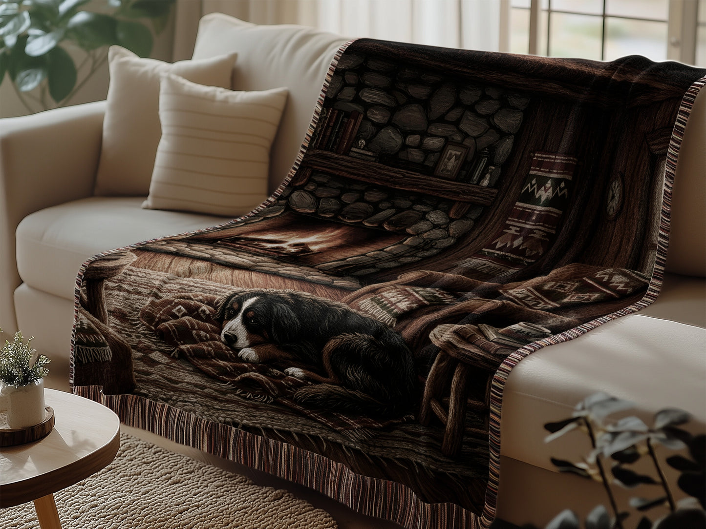 Bernese Mountain Dog Cozy Retreat Blankets