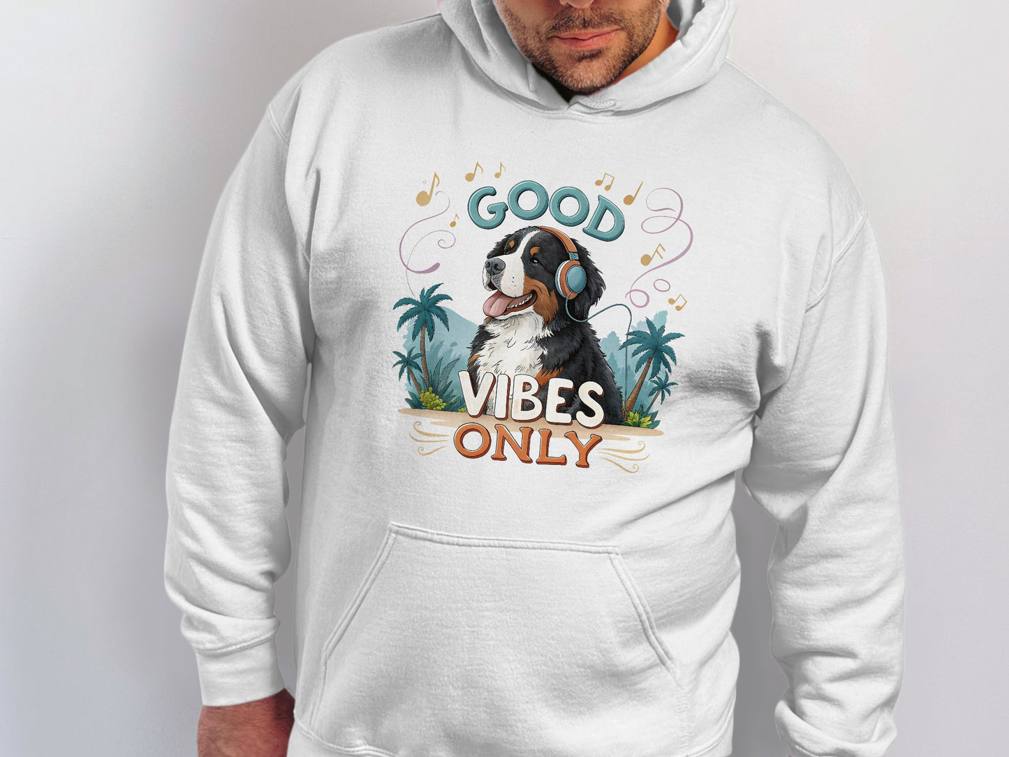 Good Vibes Only Music Dog Hoodie product