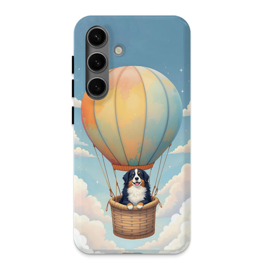 Colorful Hot Air Balloon Dog Art Phone Case product type