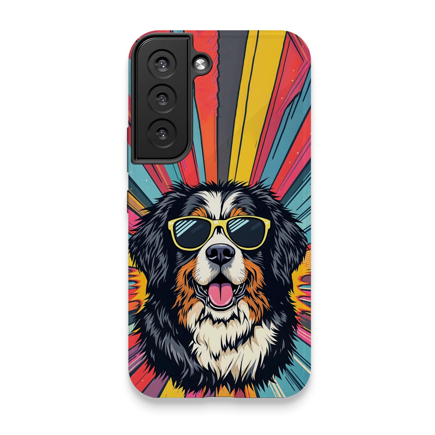 Colorful Artistic Dog Design Phone Case product type