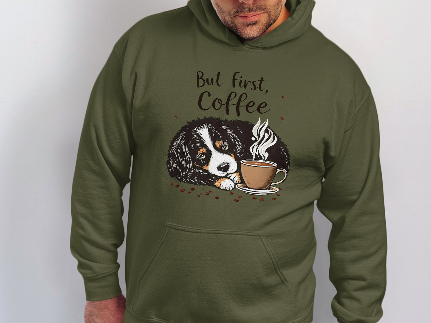 But First Coffee Dog Graphic Hoodie product