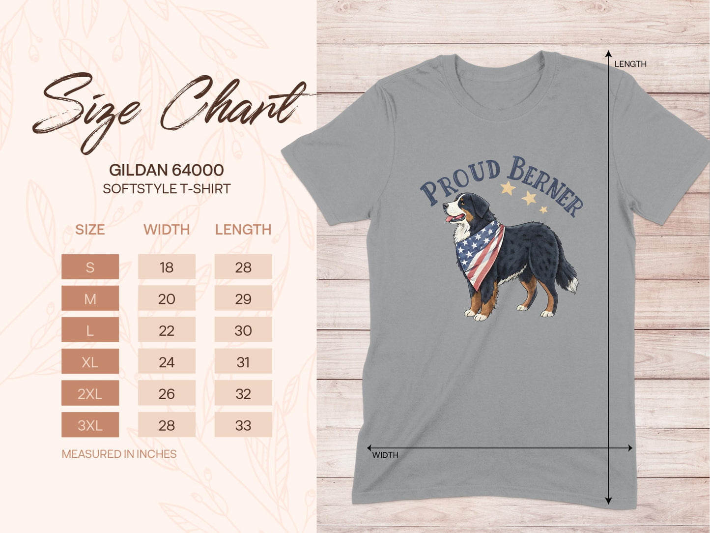 Proud Berner Gildan 64000 Softstyle T-Shirt product type