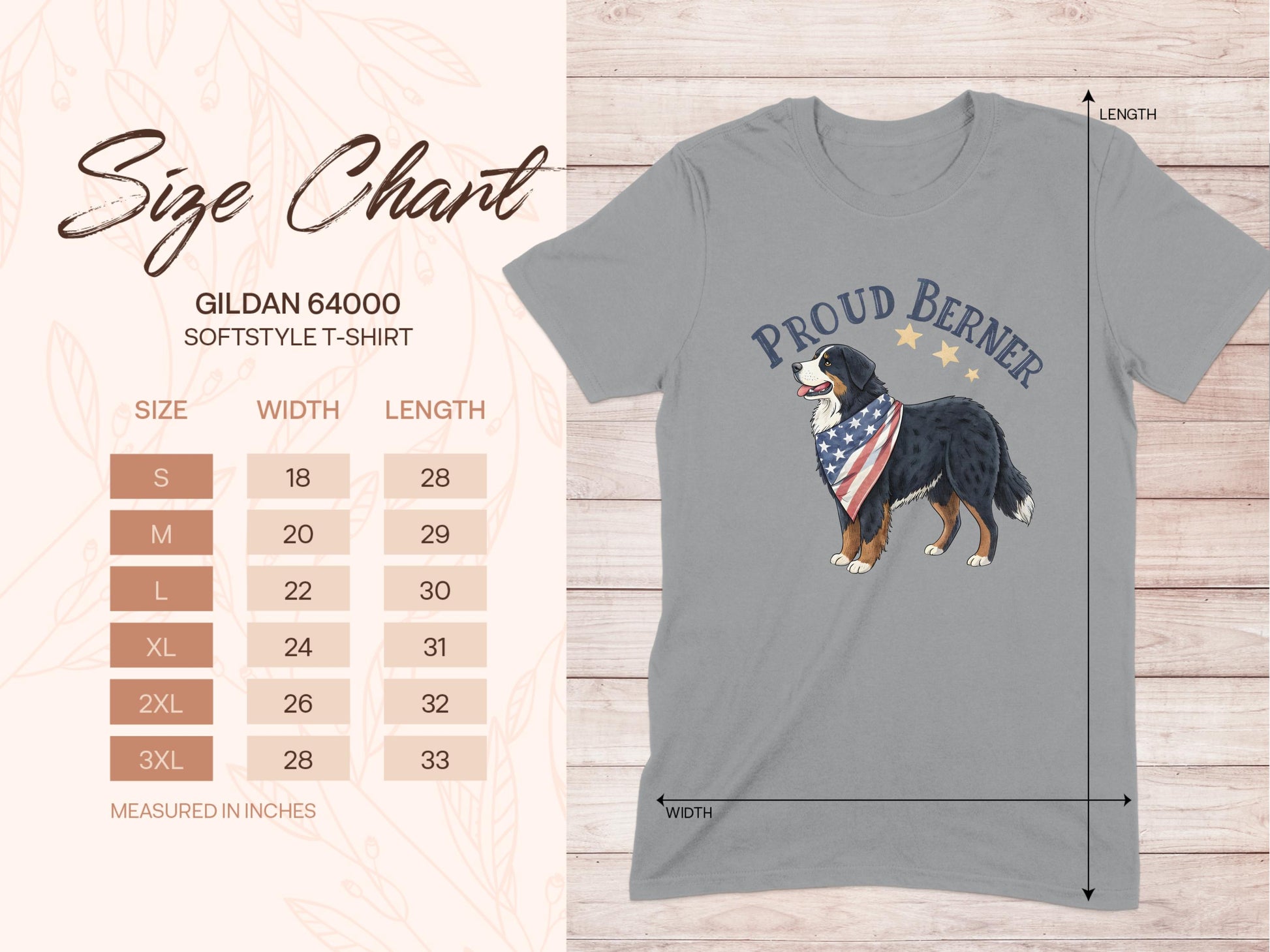 Proud Berner Gildan 64000 Softstyle T-Shirt product type
