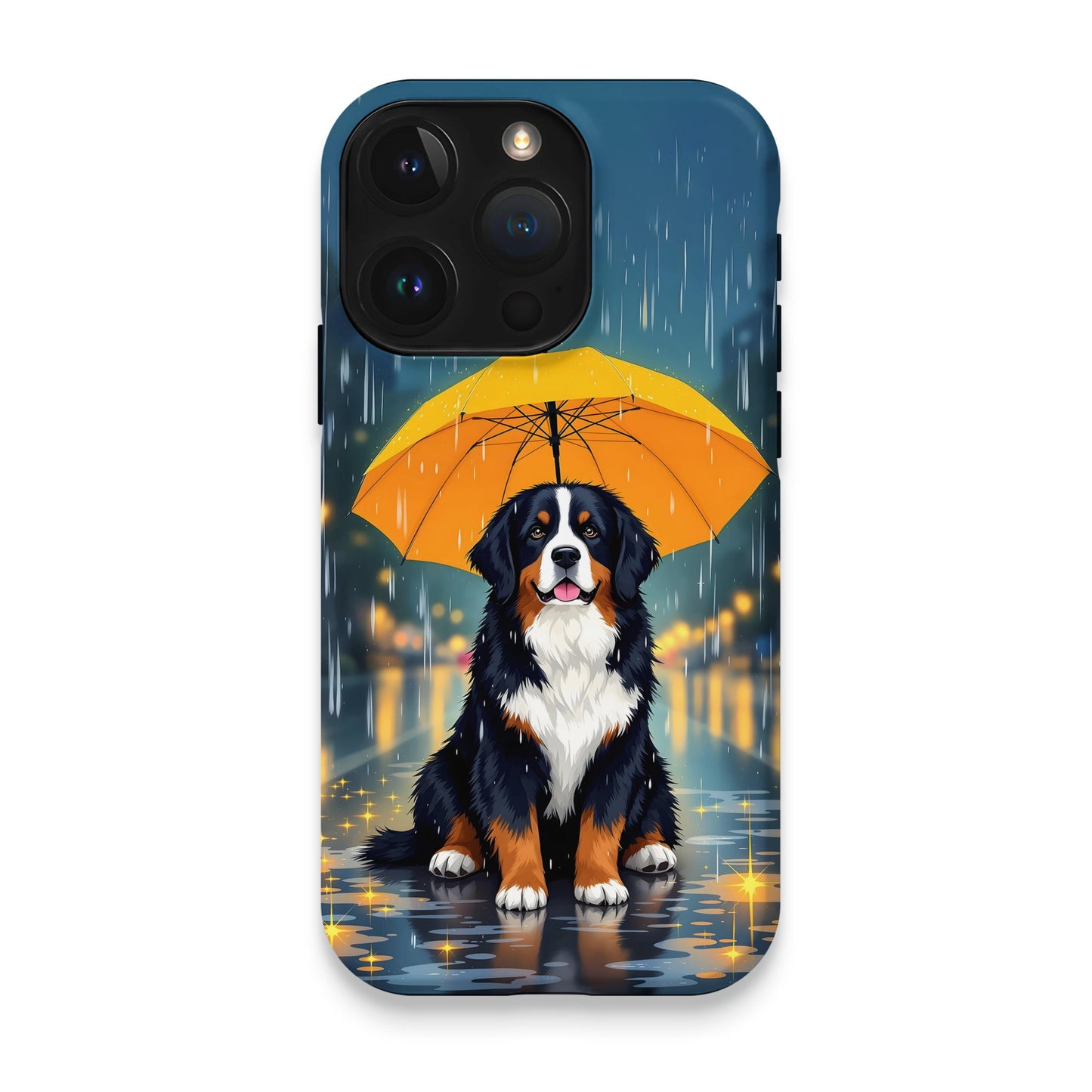 Dog Holding Yellow Umbrella Phone Case product type