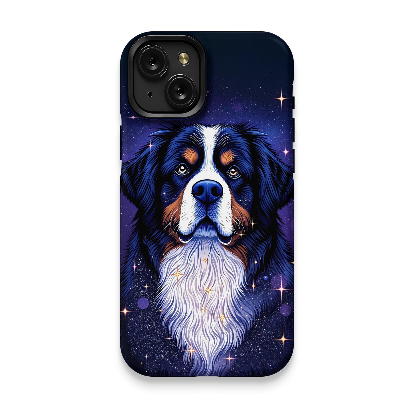 Bernese Mountain Dog Art Print Design Phone Case product type