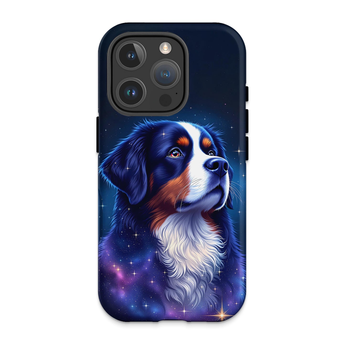 Majestic Galaxy Dog Artwork iPhone Case product