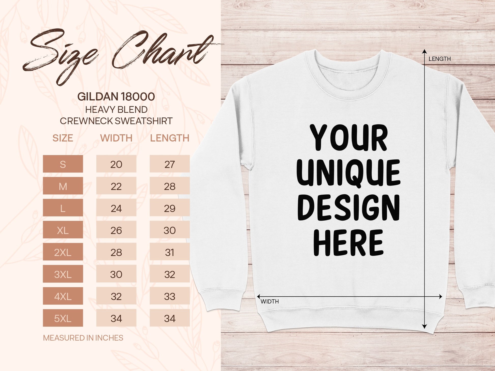 Customizable Crewneck Sweatshirt Unique Design Product