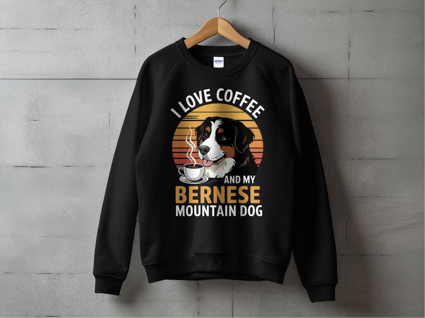 I Love Coffee and My Bernese Mountain Dog product type