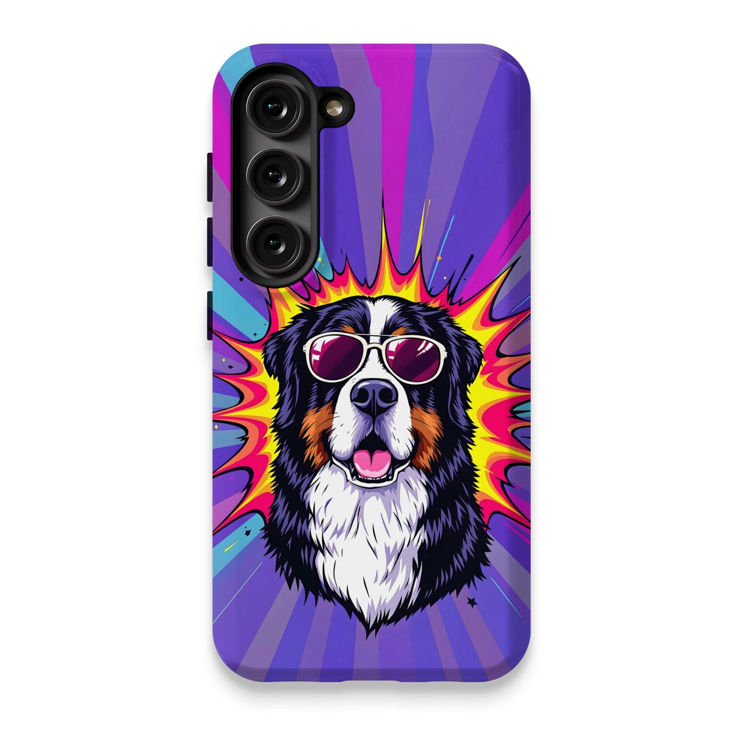 Cool Bernese Mountain Dog Design Phone Case product