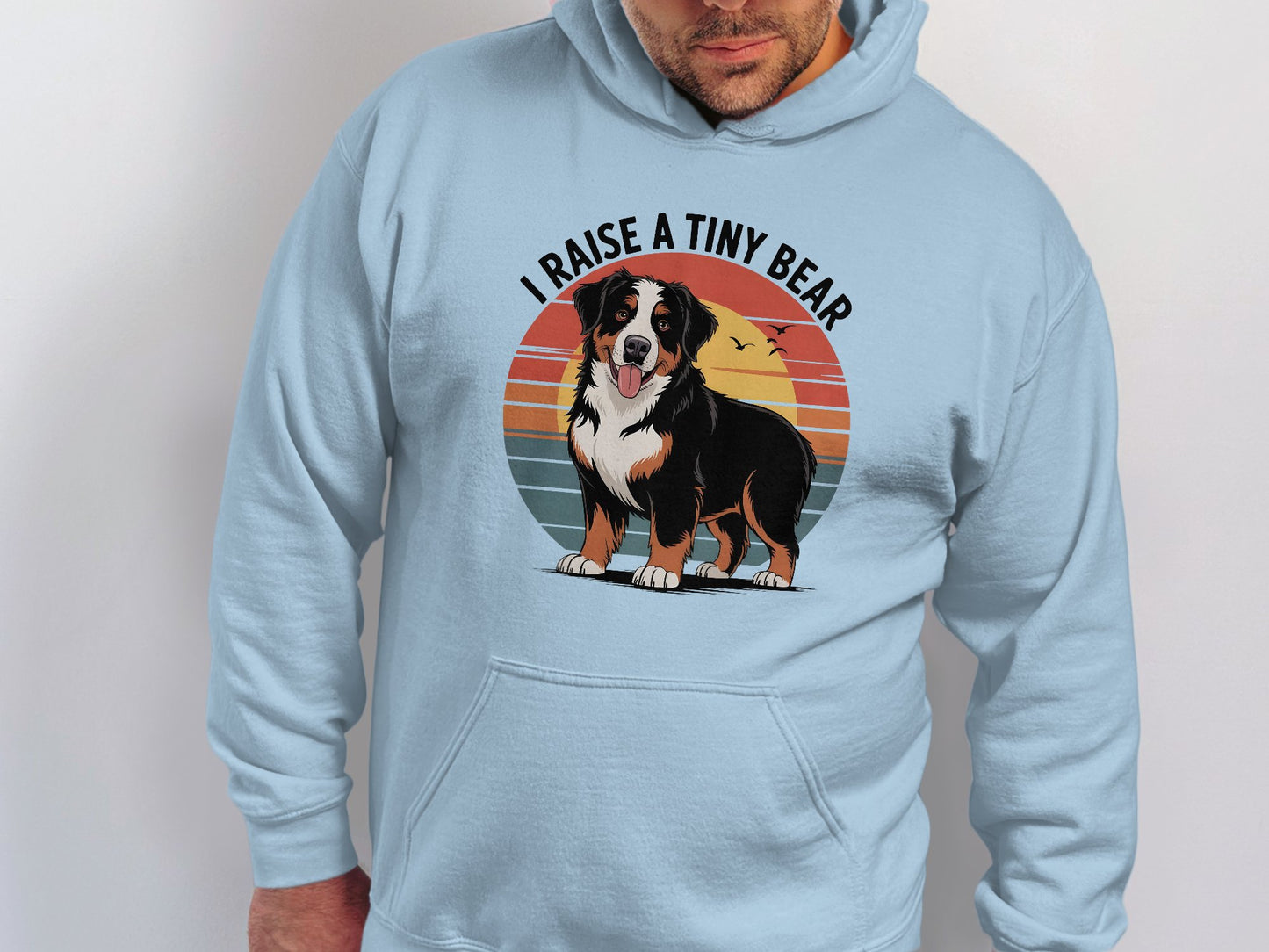 I Raise A Tiny Bear Hoodie Graphic Print product type