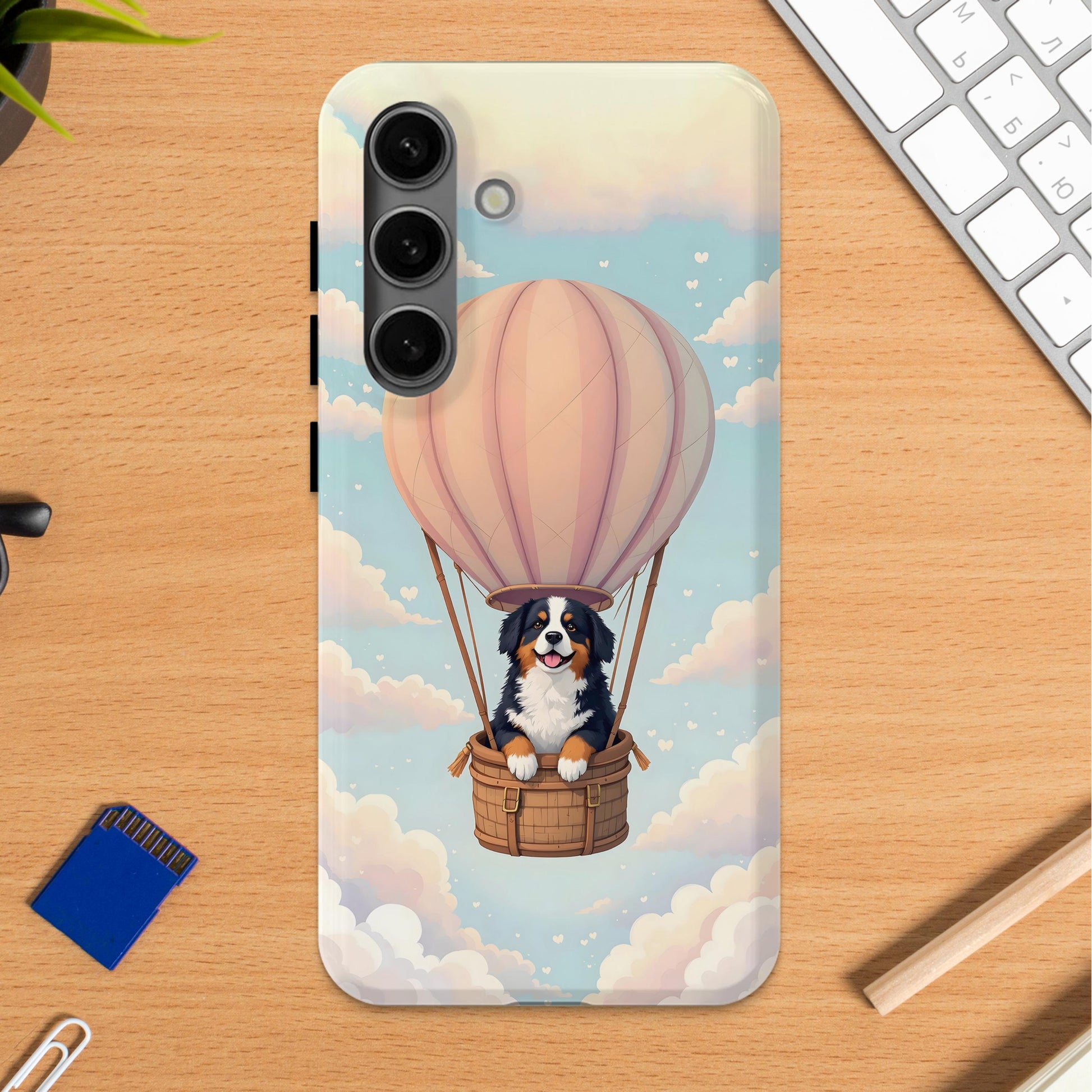 Cute Dog in Hot Air Balloon Phone Case product type