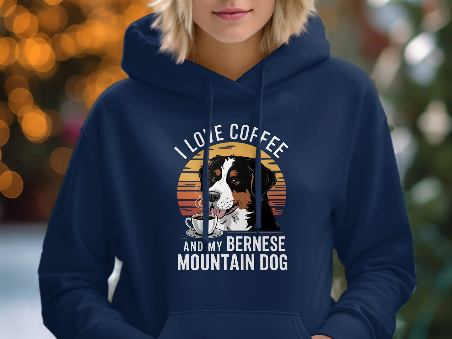 I Love Coffee And My Bernese Mountain Dog Hoodie product