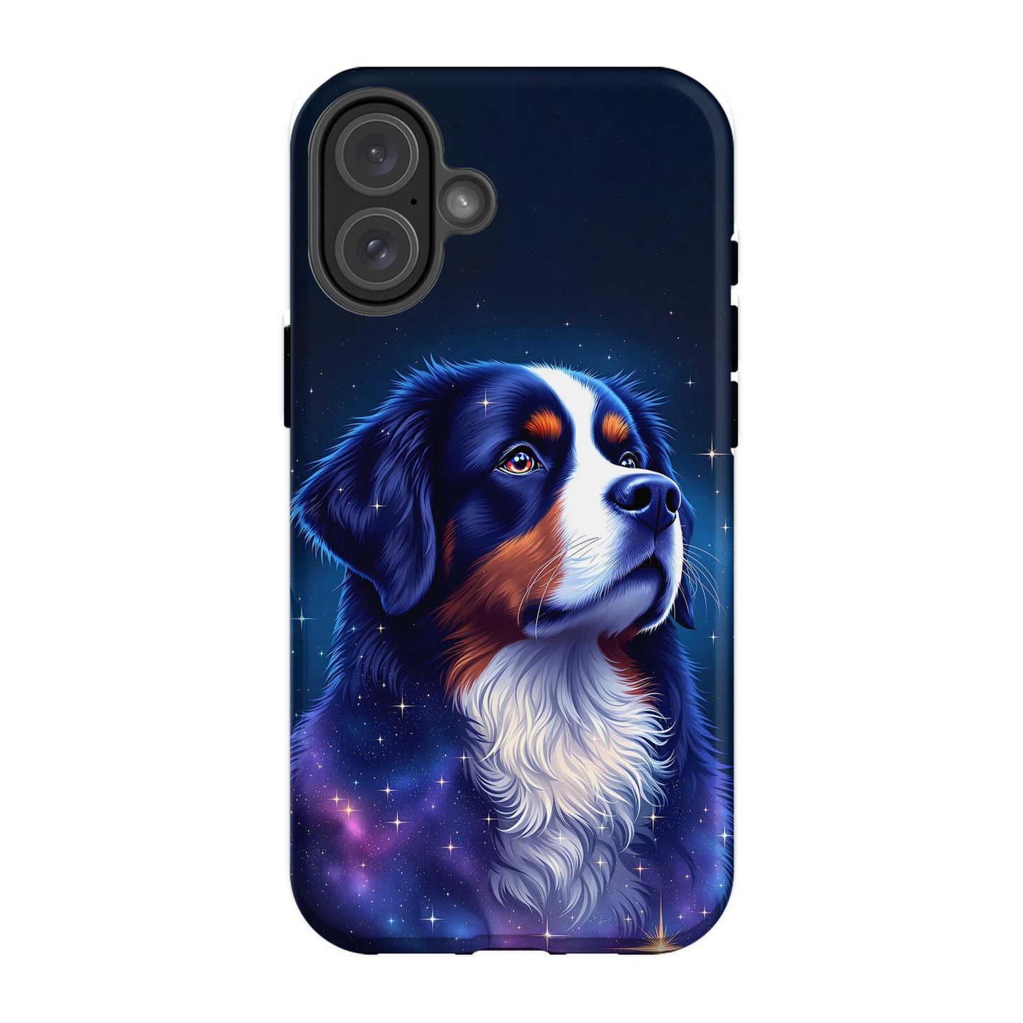 Striking Dog Galaxy Design Protective Phone Case product type