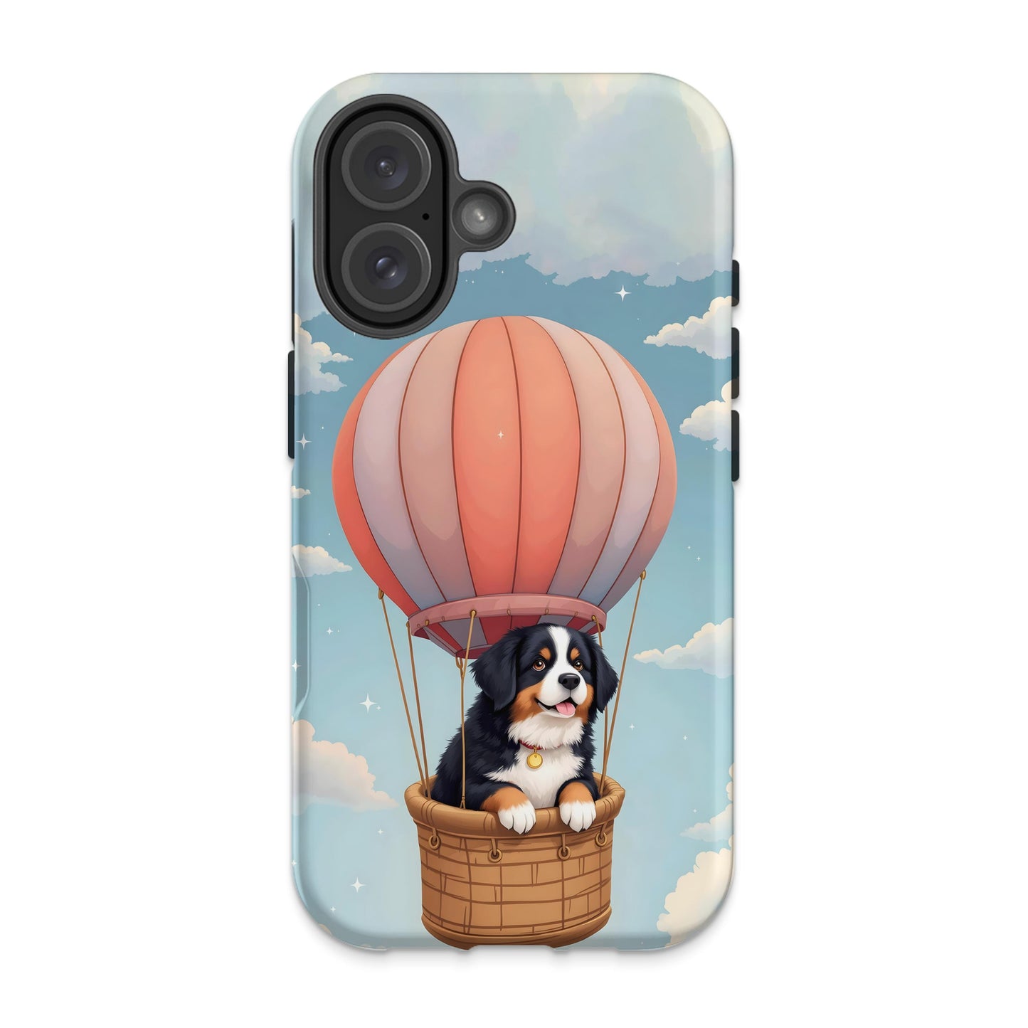 Cute Dog in Hot Air Balloon Phone Case product
