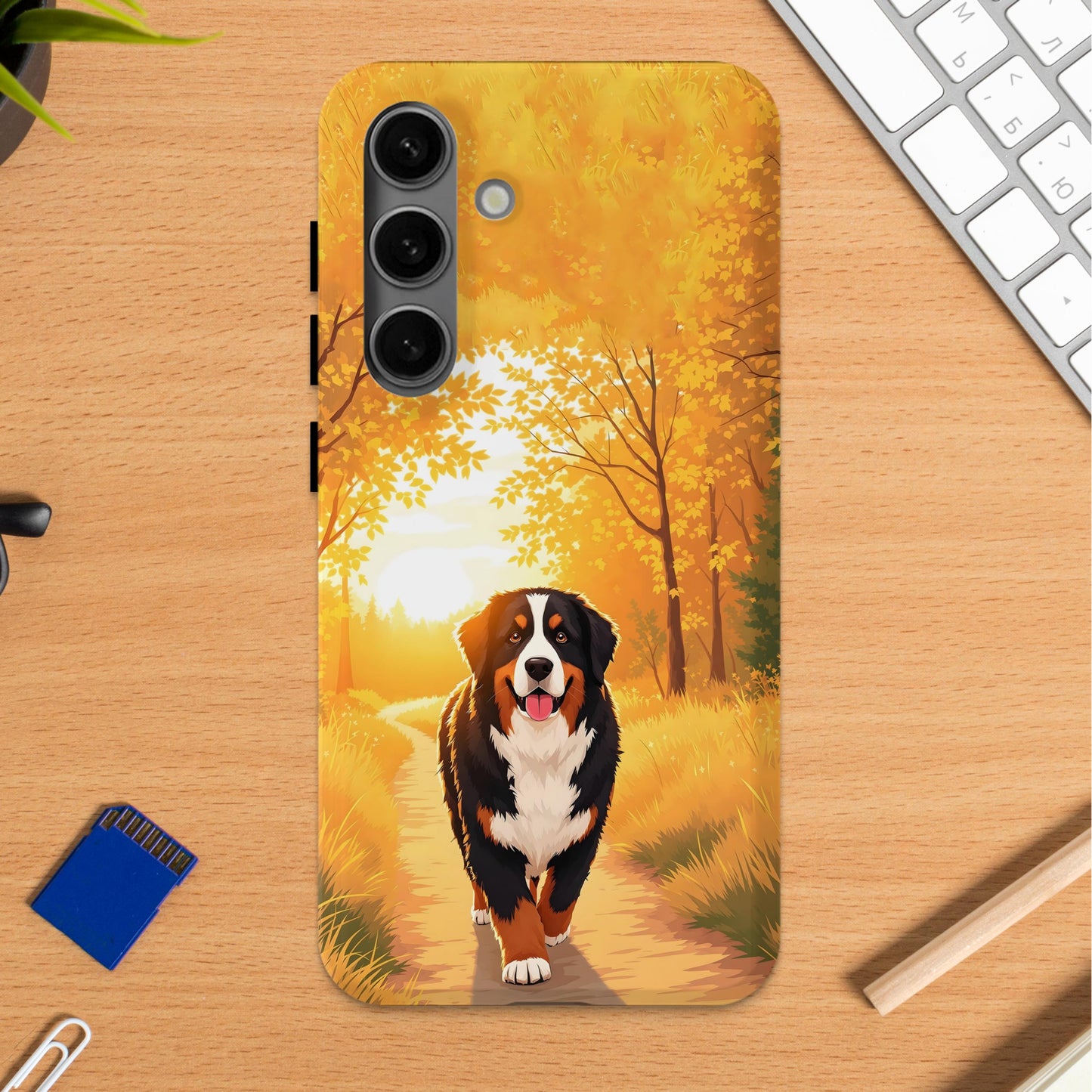 Beautiful Dog Design Scenic Phone Case product