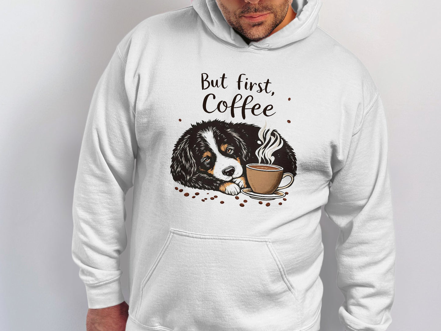 But First Coffee Dog Graphic Hoodie product