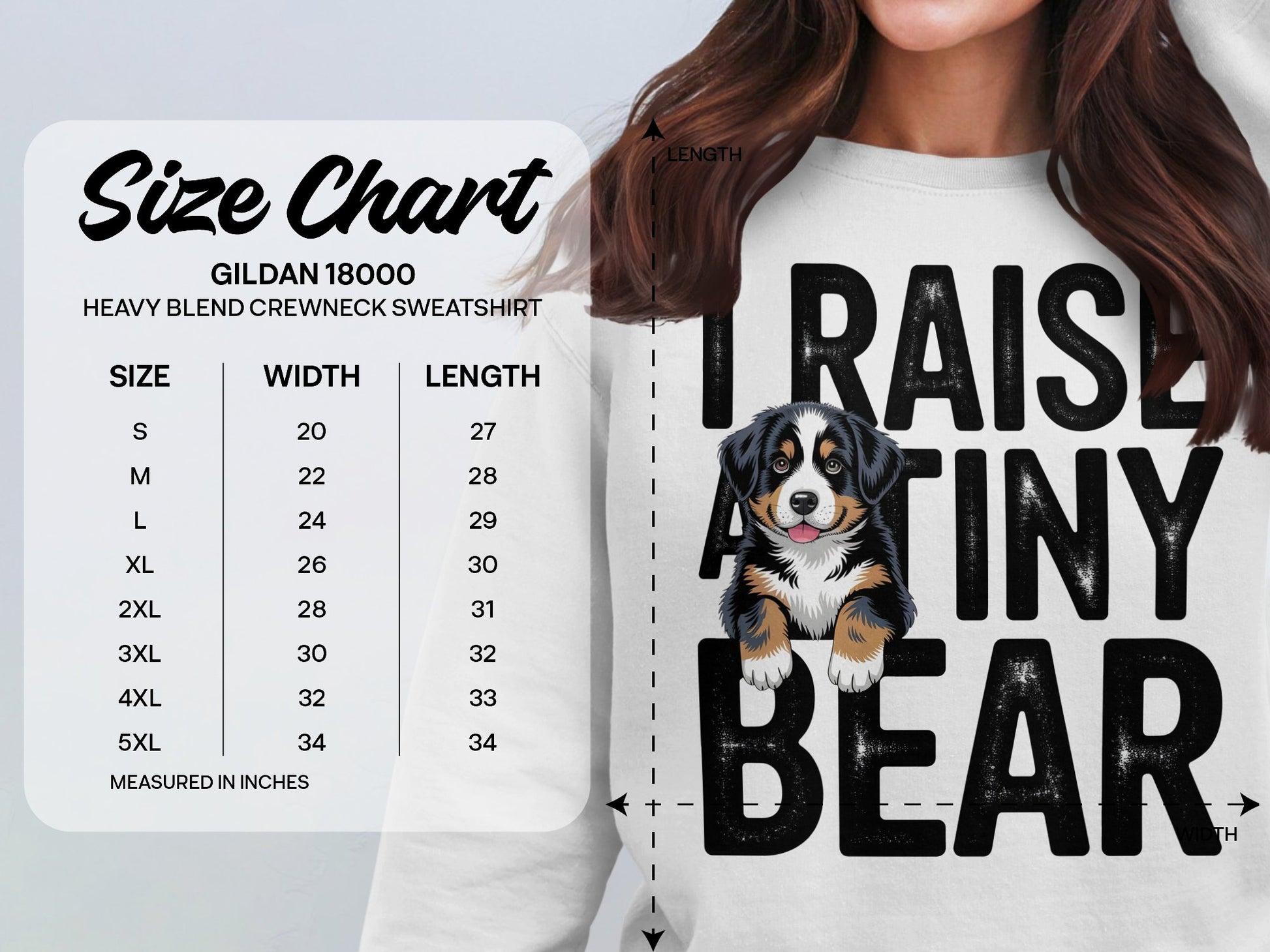 I Raise A Tiny Bear Crewneck Sweatshirt product type