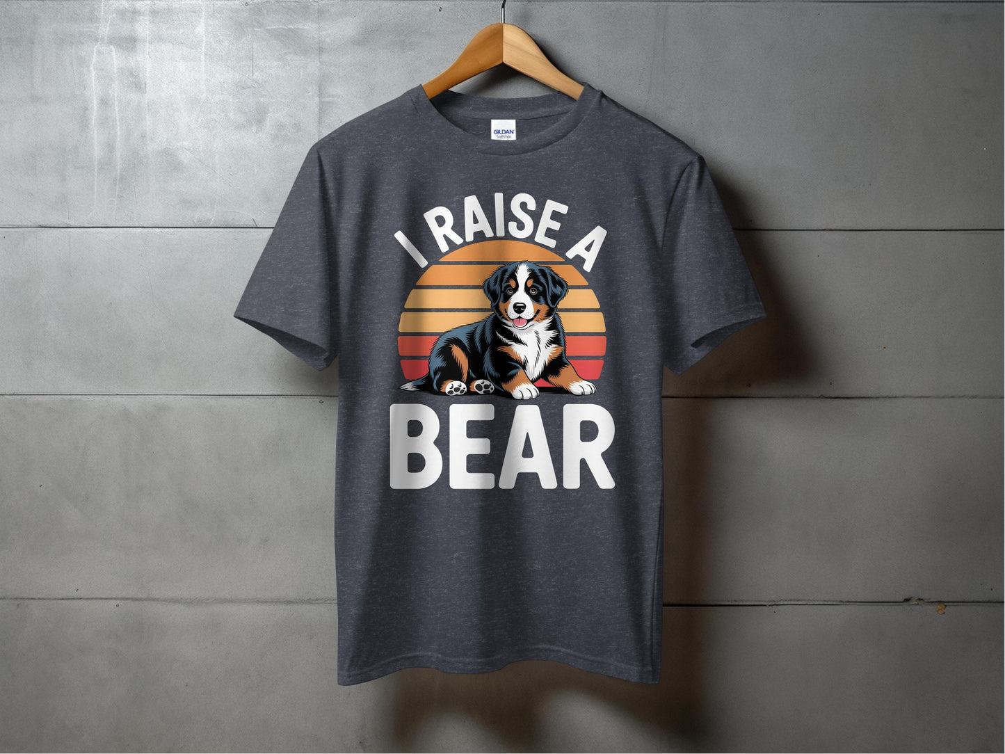 I Raise A Bear Graphic Tee Shirt product type
