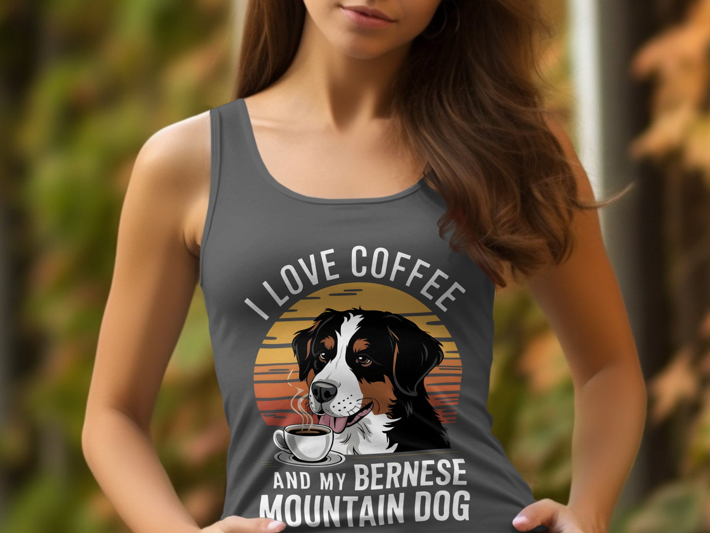 I Love Coffee and My Bernese Mountain Dog product type