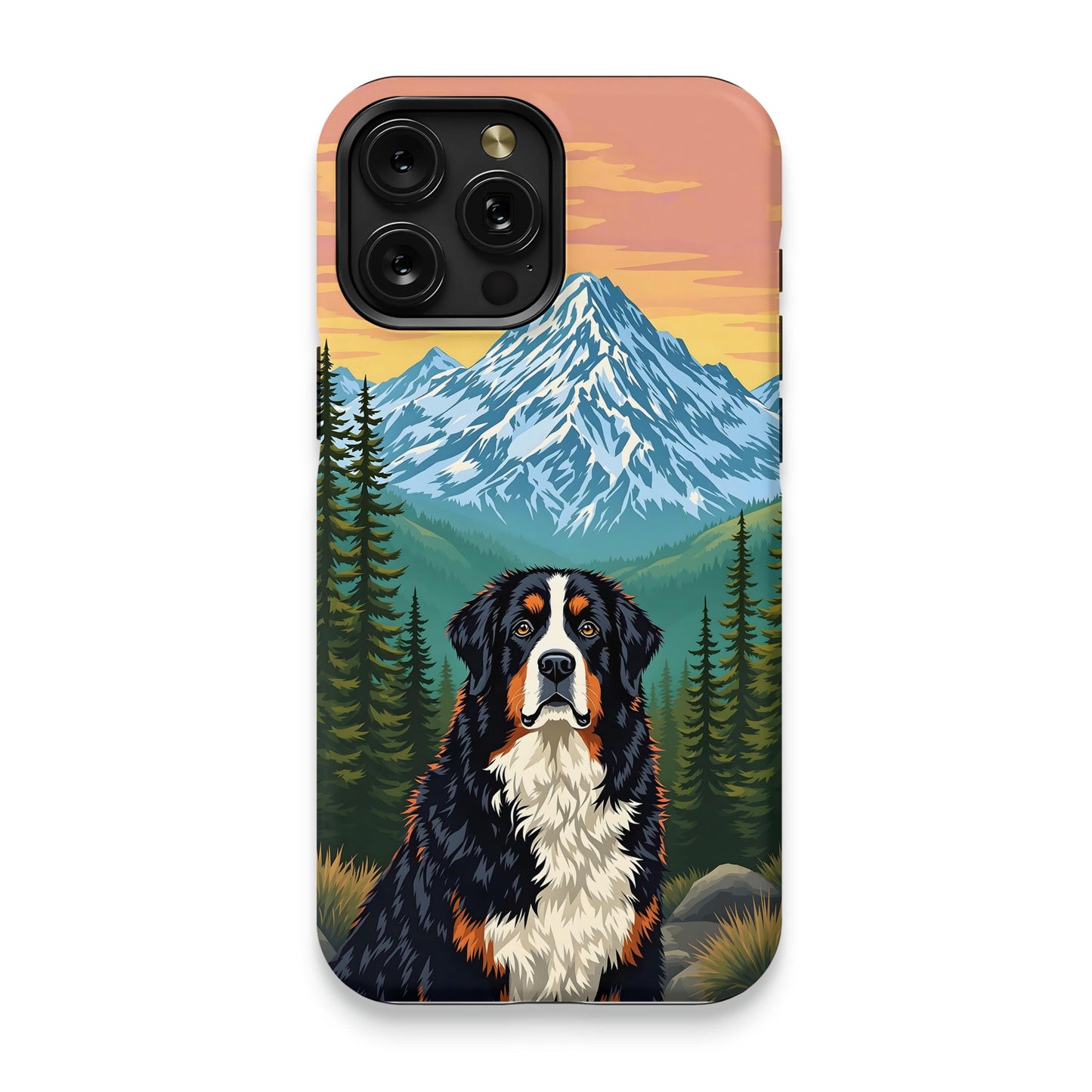 Mountain Landscape and Bernese Mountain Dog product type