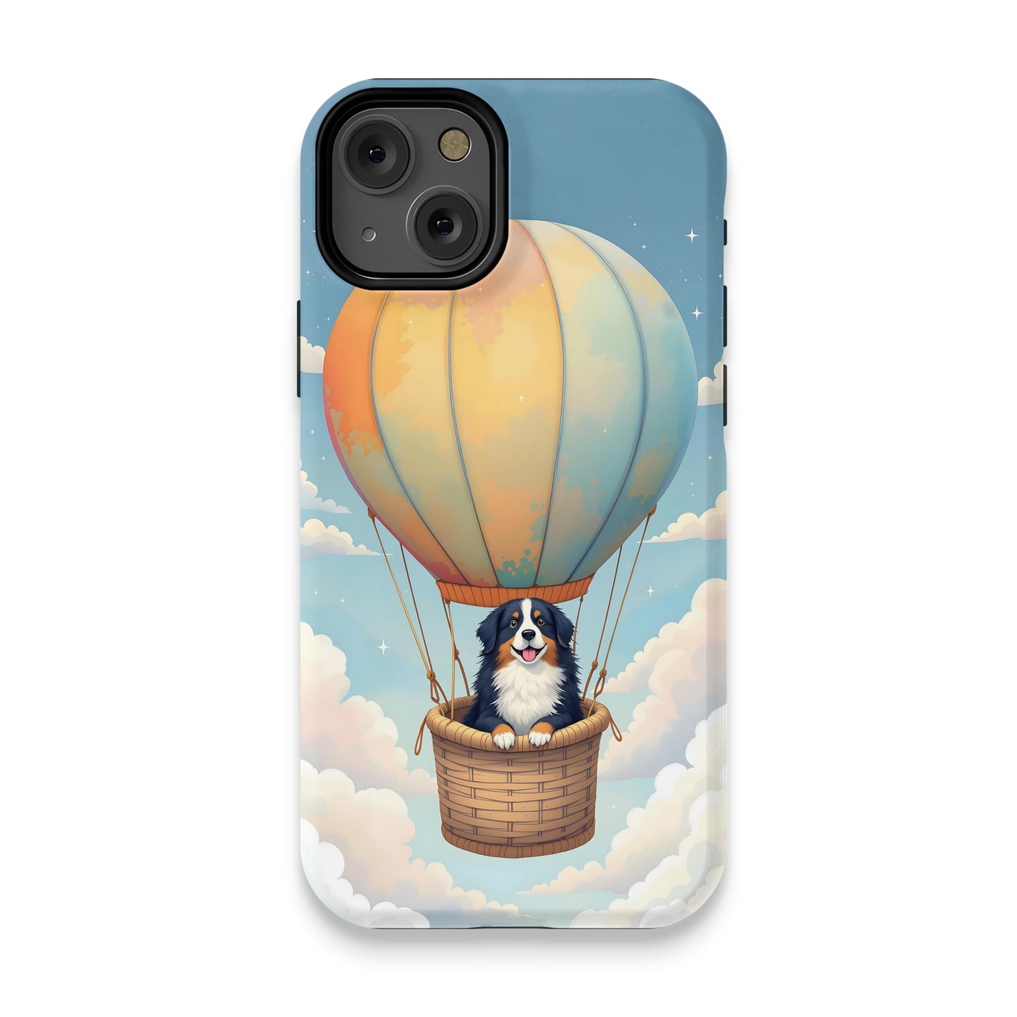 Hot Air Balloon Dog Illustration Phone Case product