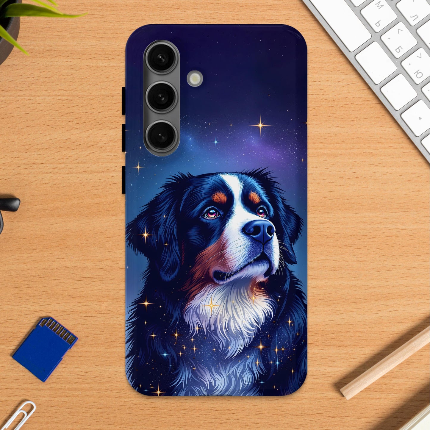 Starry Night Dog Print Phone Case product