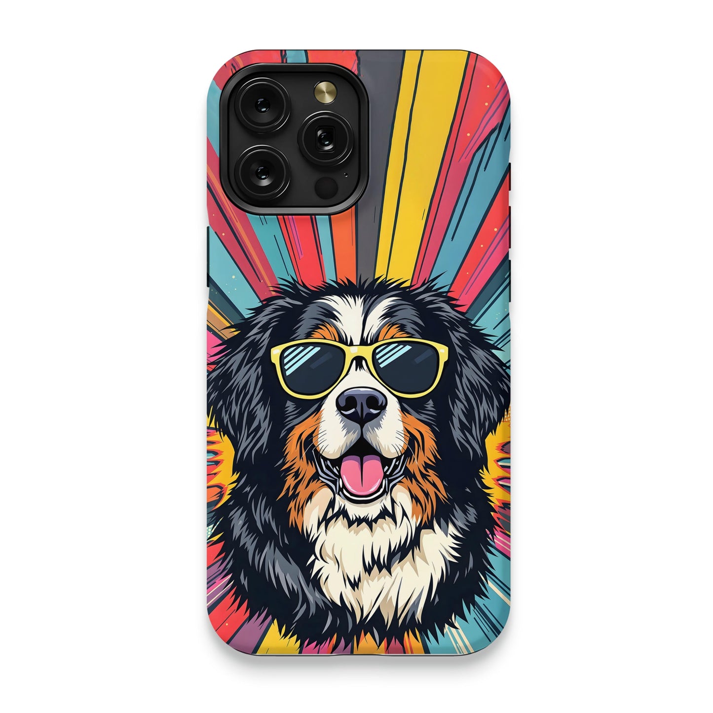 Sunburst Pattern Sunglasses Dog Phone Case product