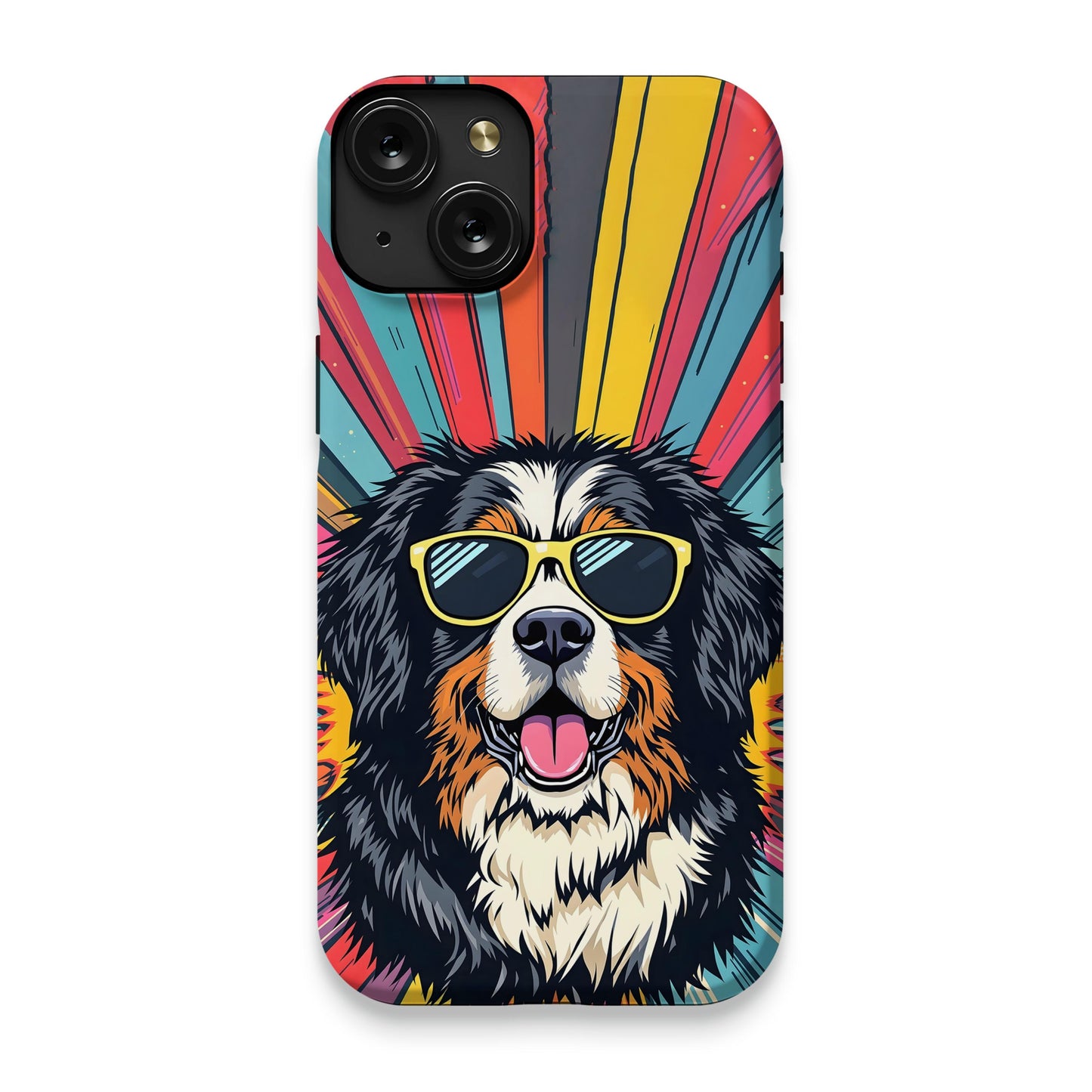 Cool Colorful Dog Design Phone Case product type