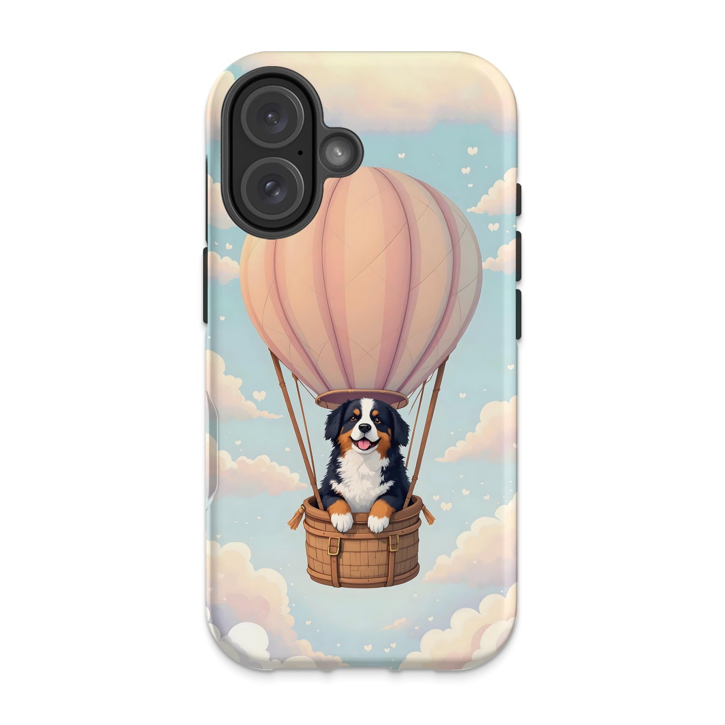 Adorable Dog in Hot Air Balloon iPhone Case product