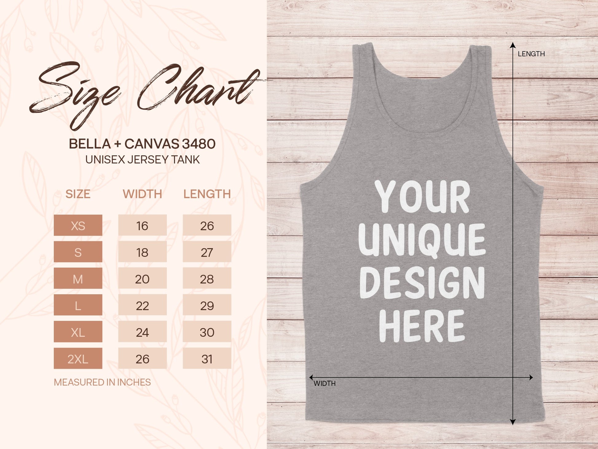 Design Your Own Custom Unisex Jersey Tank product type