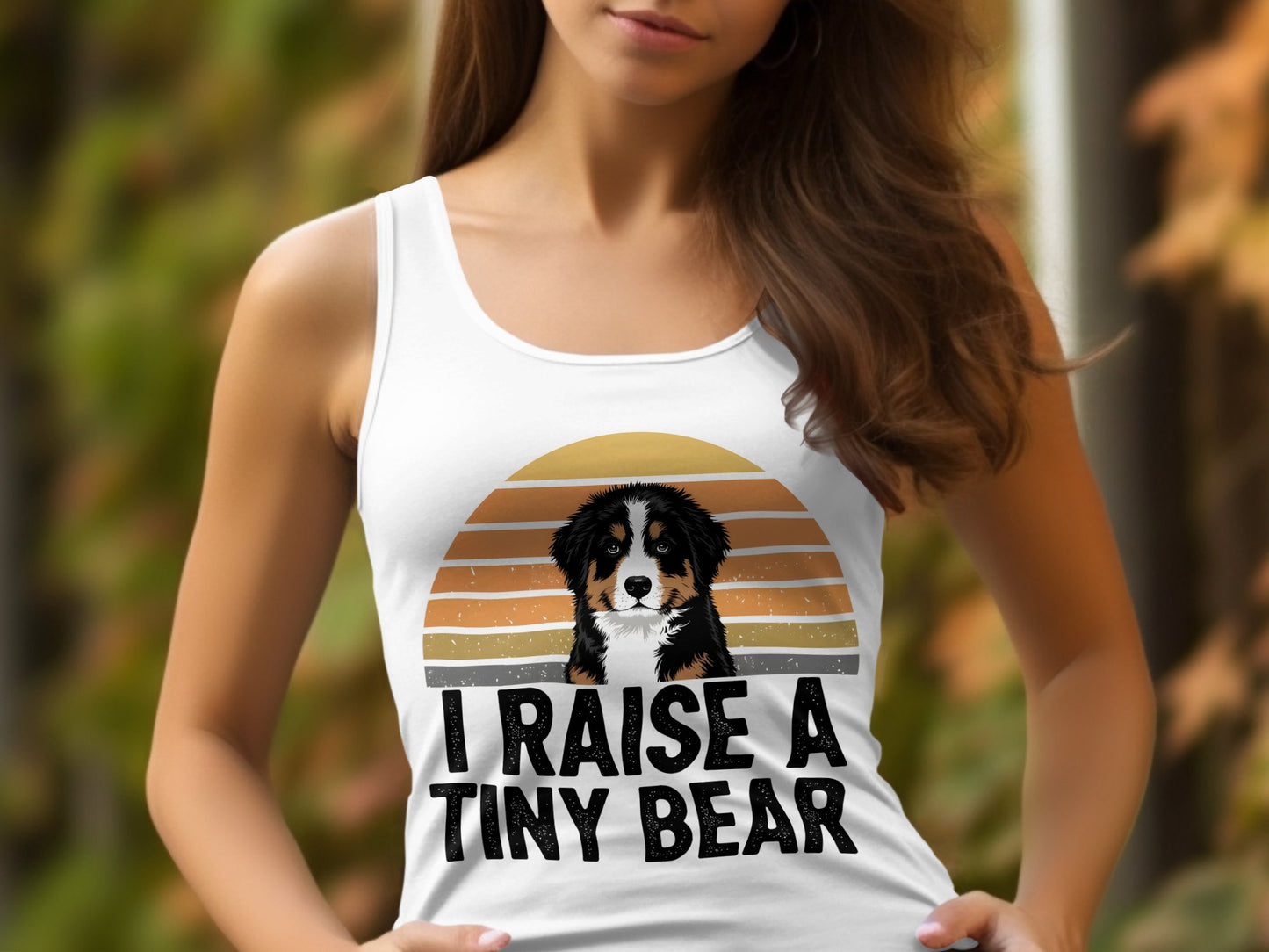 I Raise a Tiny Bear Graphic Tank Top Product