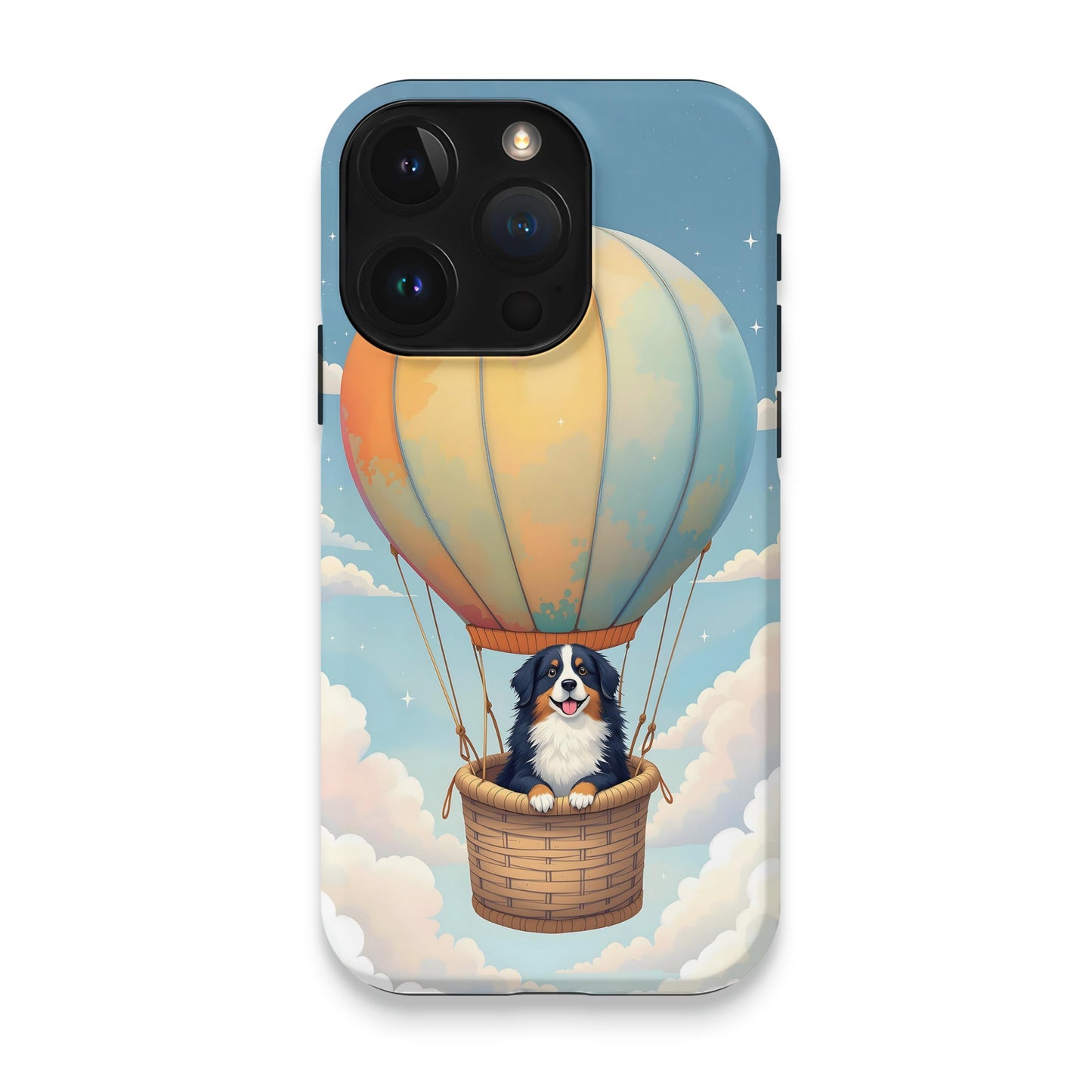Adorable Floating Dog Hot Air Balloon Phone Case product type