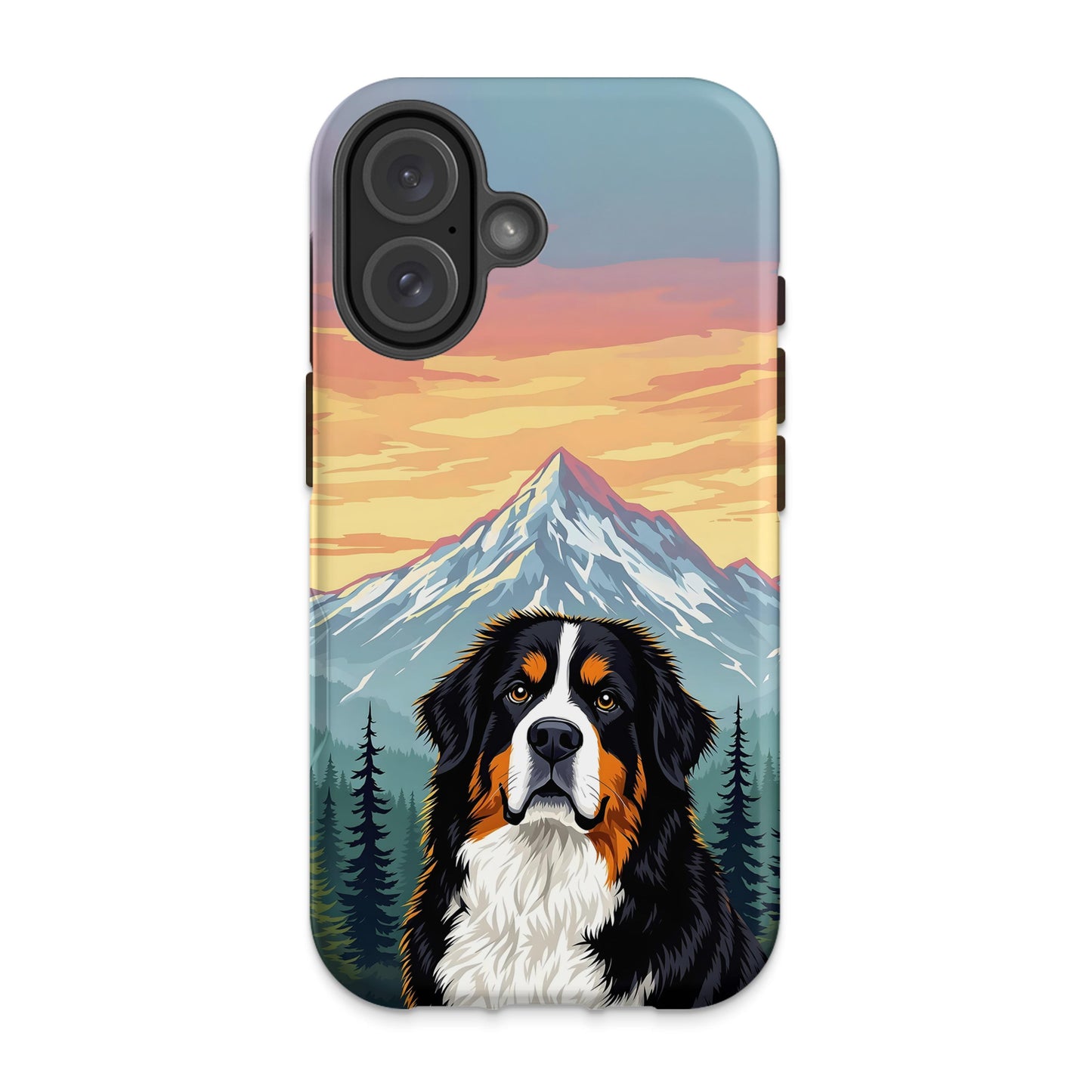 Majestic Mountain Dog Art iPhone Case product type