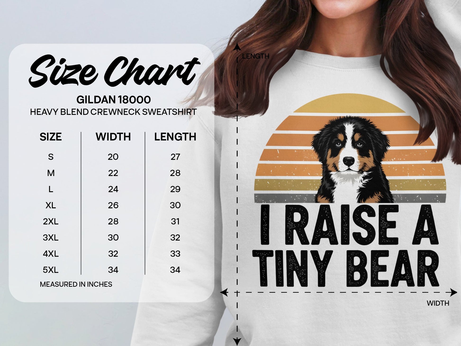 I Raise A Tiny Bear Printed Sweatshirt product type