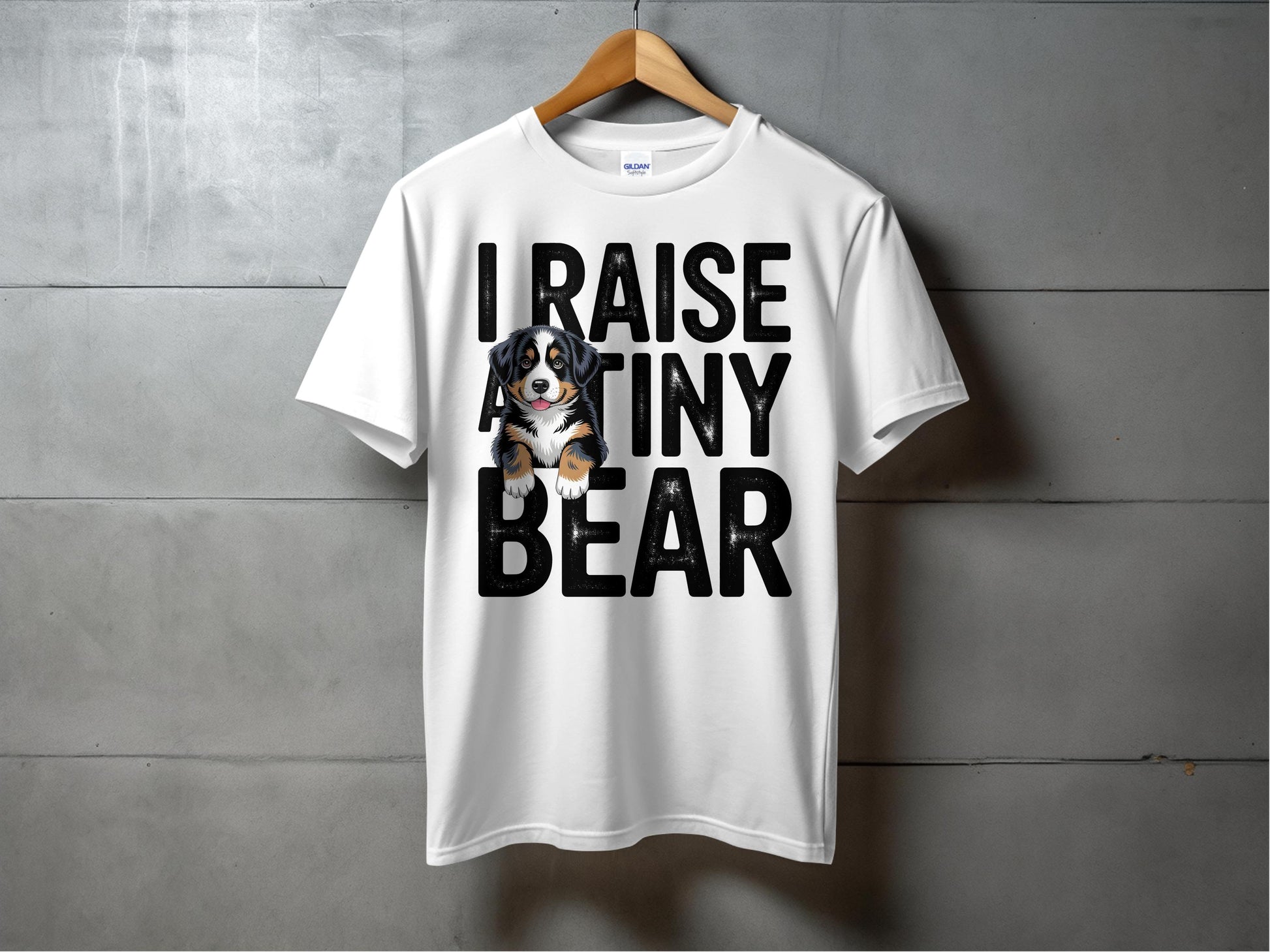 I Raise a Tiny Bear Graphic Printed T-Shirt product type