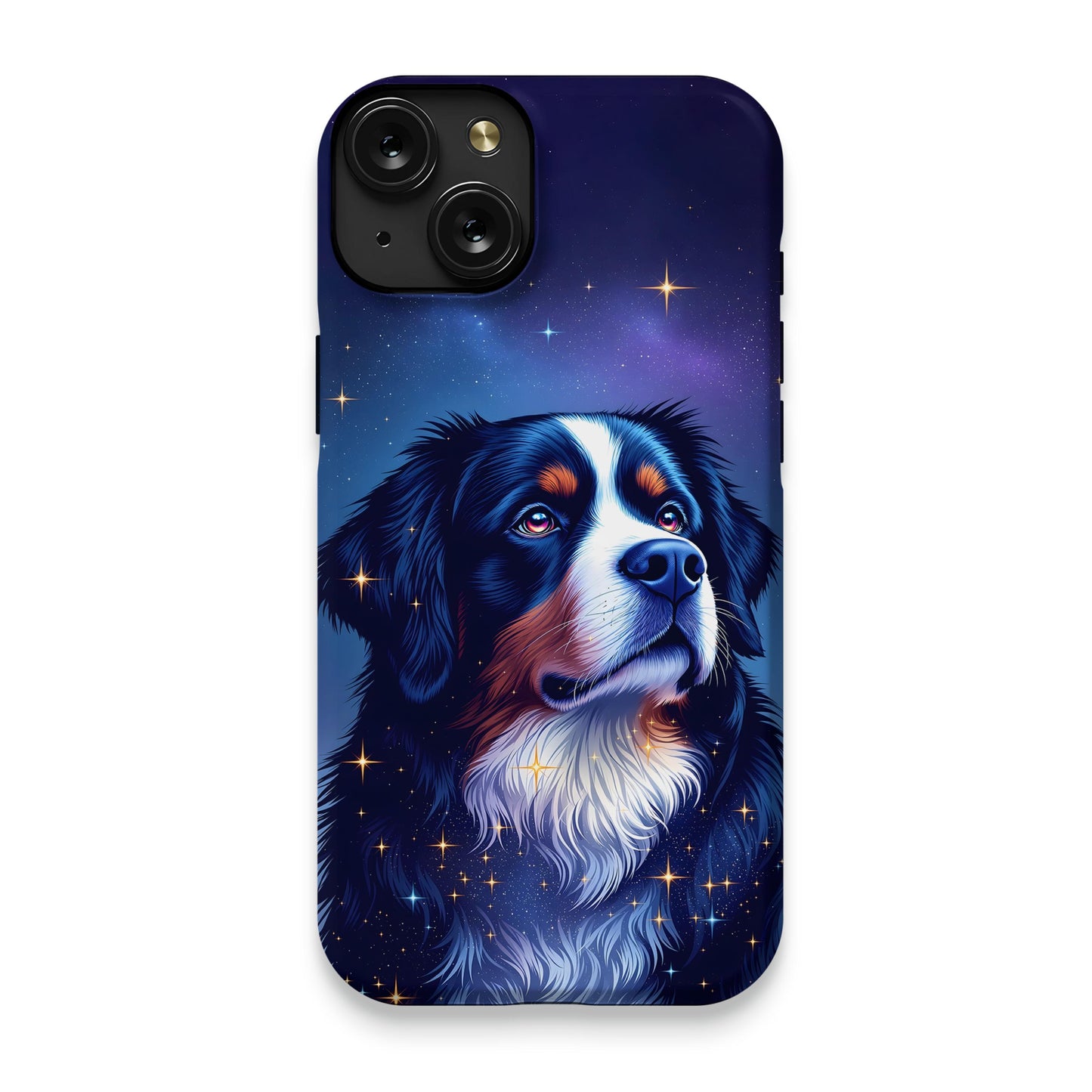 Starry Night Dog Art iPhone Case product