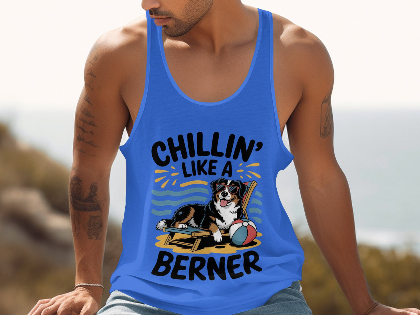 Chillin Like A Berner Printed Tank Top product