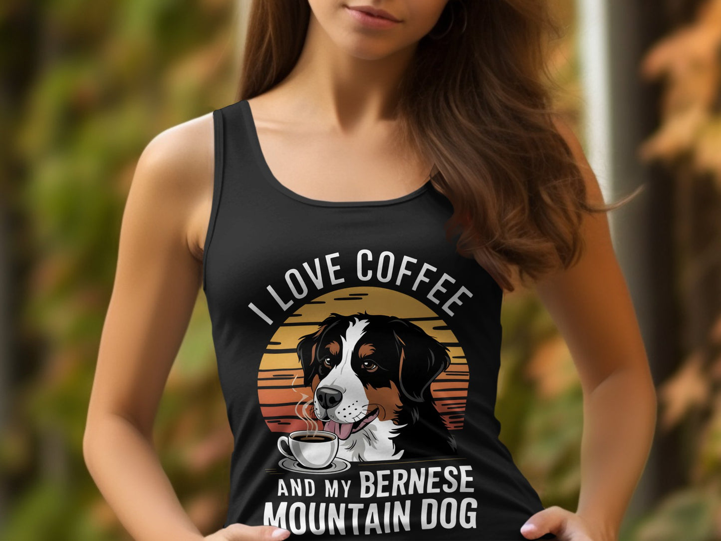 I Love Coffee and My Bernese Mountain Dog product type