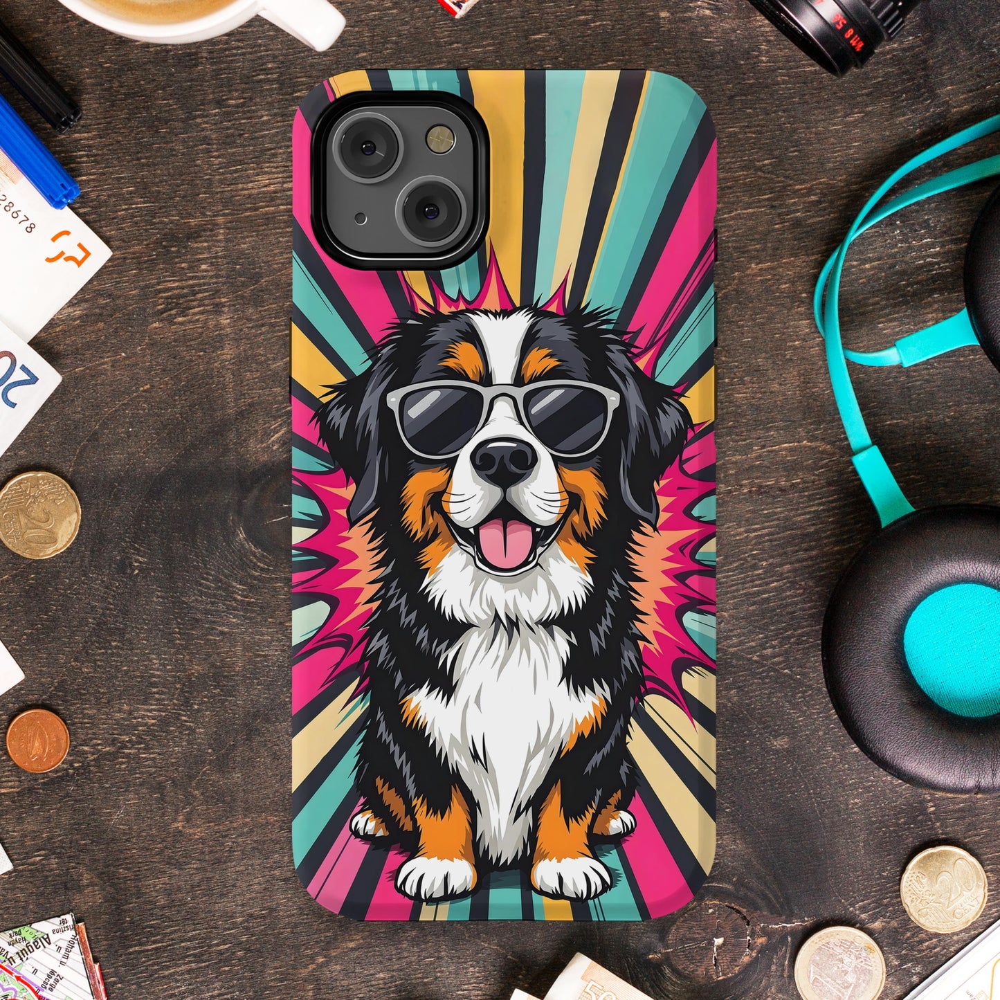 Cool Sunglasses Dog Graphic Phone Case product