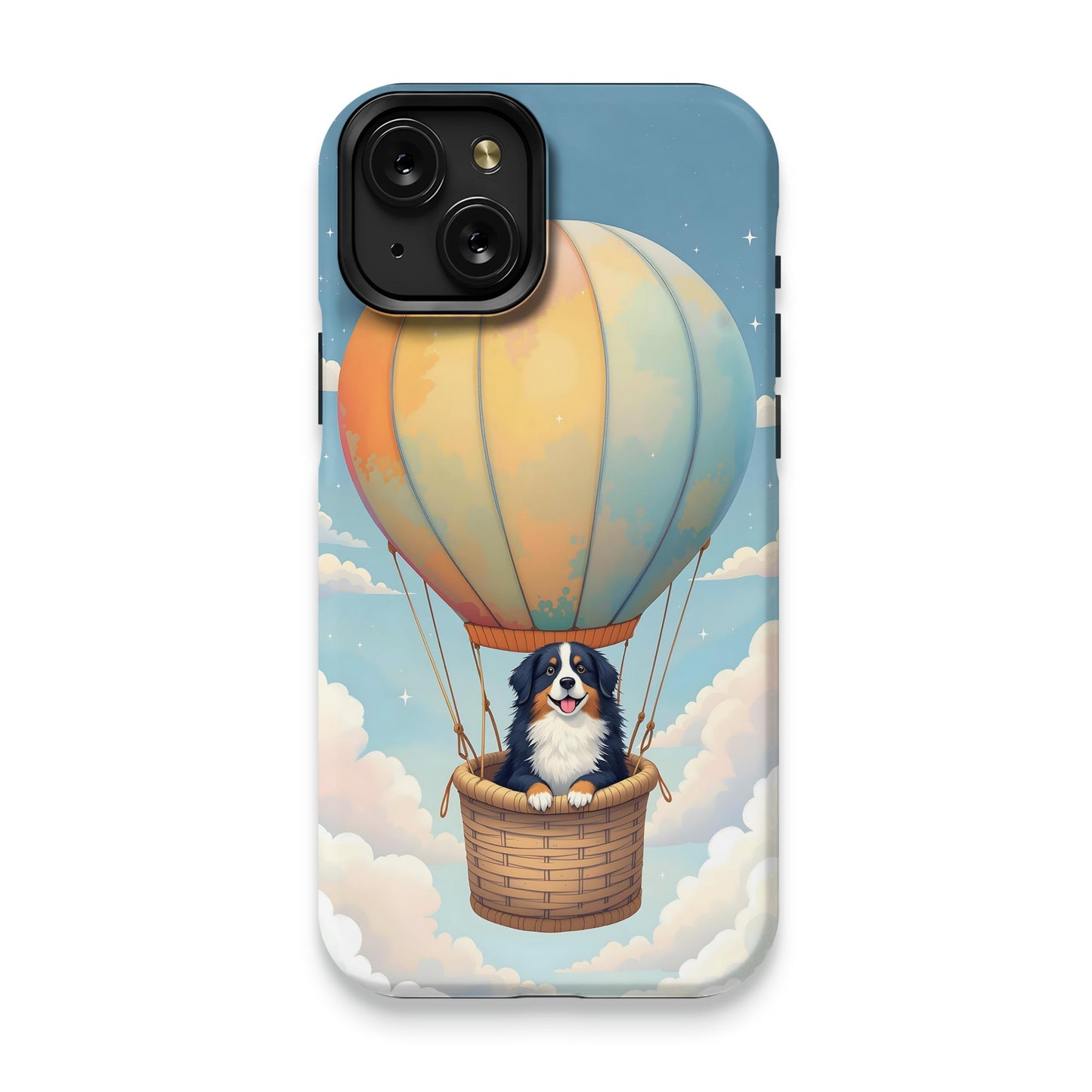 Whimsical Balloon Dog in Sky Phone Case product