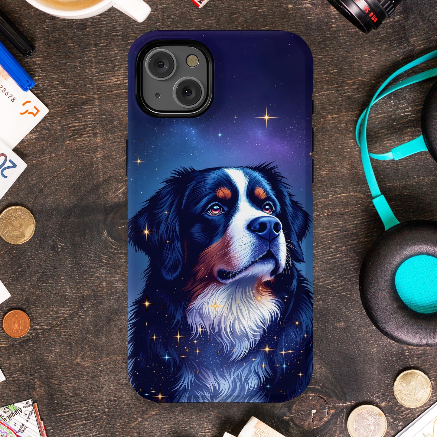 Starry Night Dog Design Phone Case product