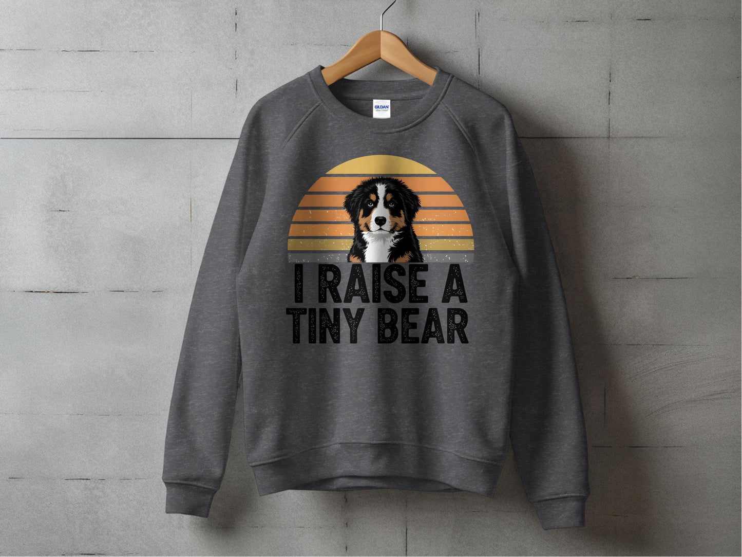 I Raise A Tiny Bear Graphic Sweatshirt product