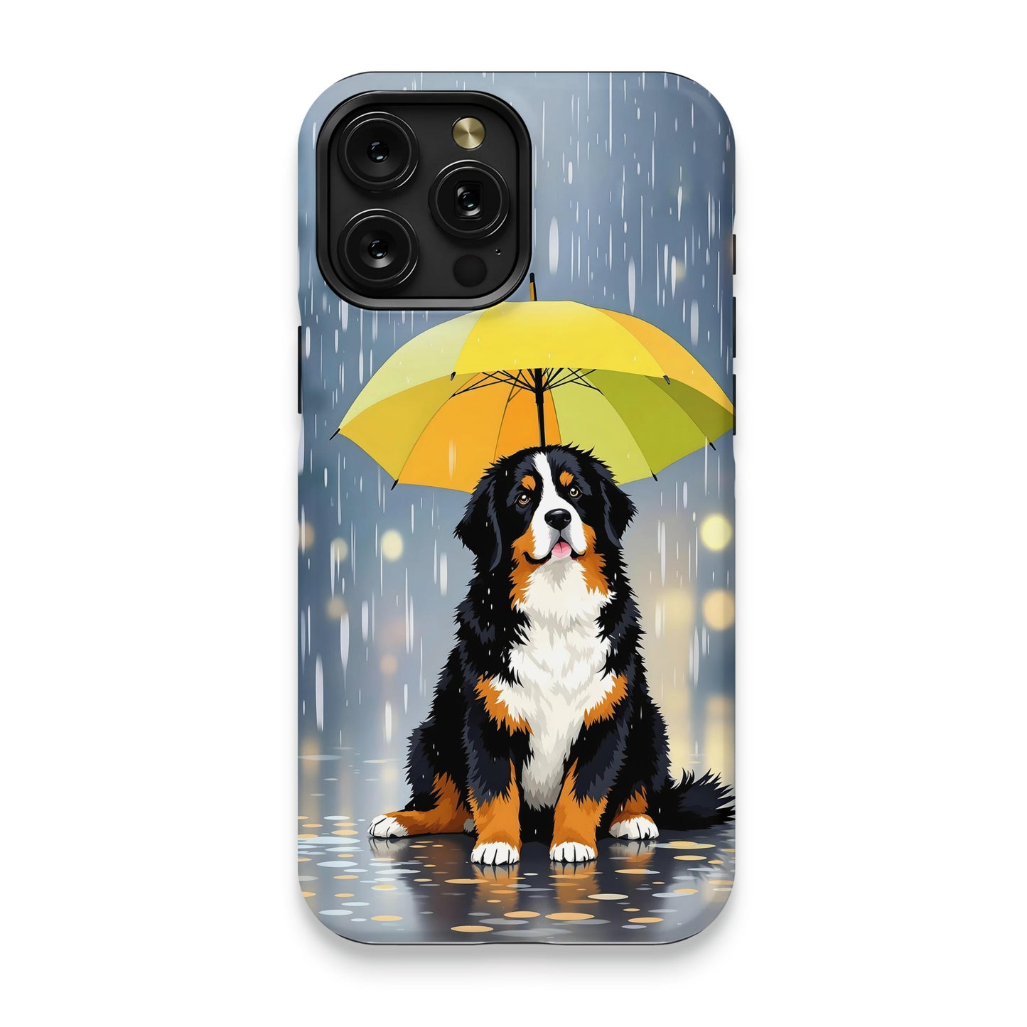 Dog With Umbrella Rainy Day Phone Case product type