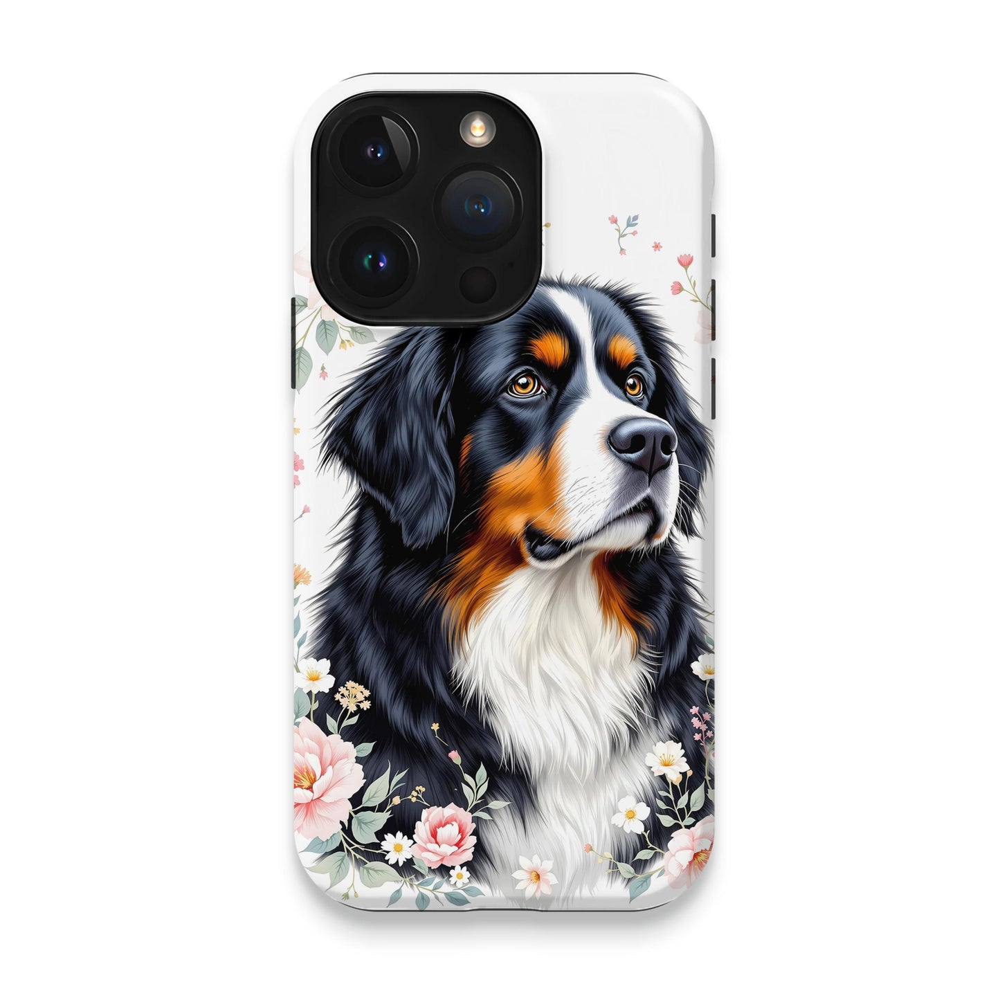 Beautiful Dog Floral Design for iPhone Case product