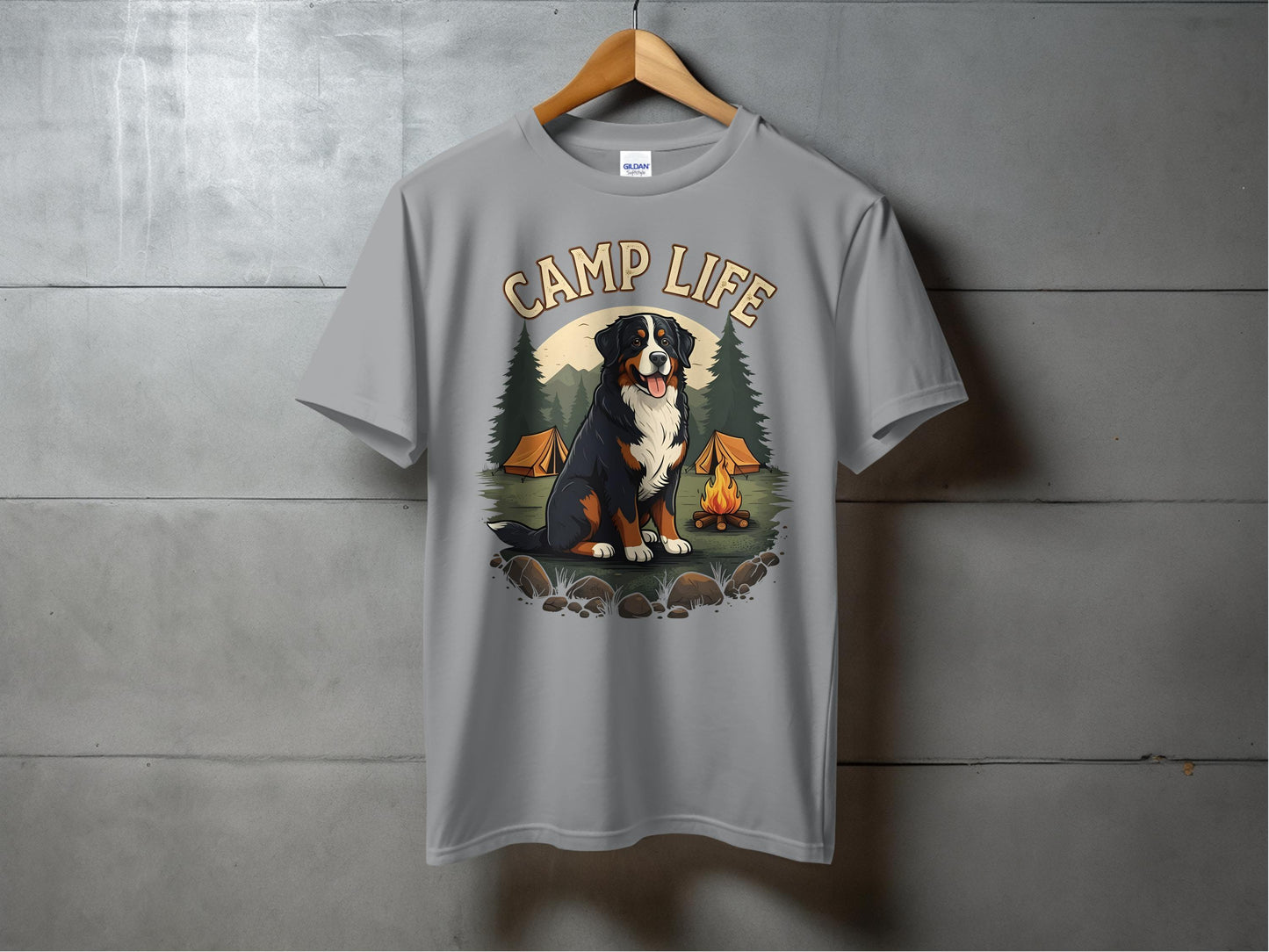 Camp Life Dog Mountain Graphic T-Shirt product type