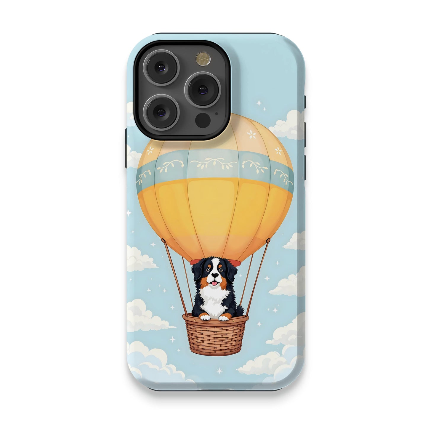 Cute Dog in Hot Air Balloon Design Phone Case product