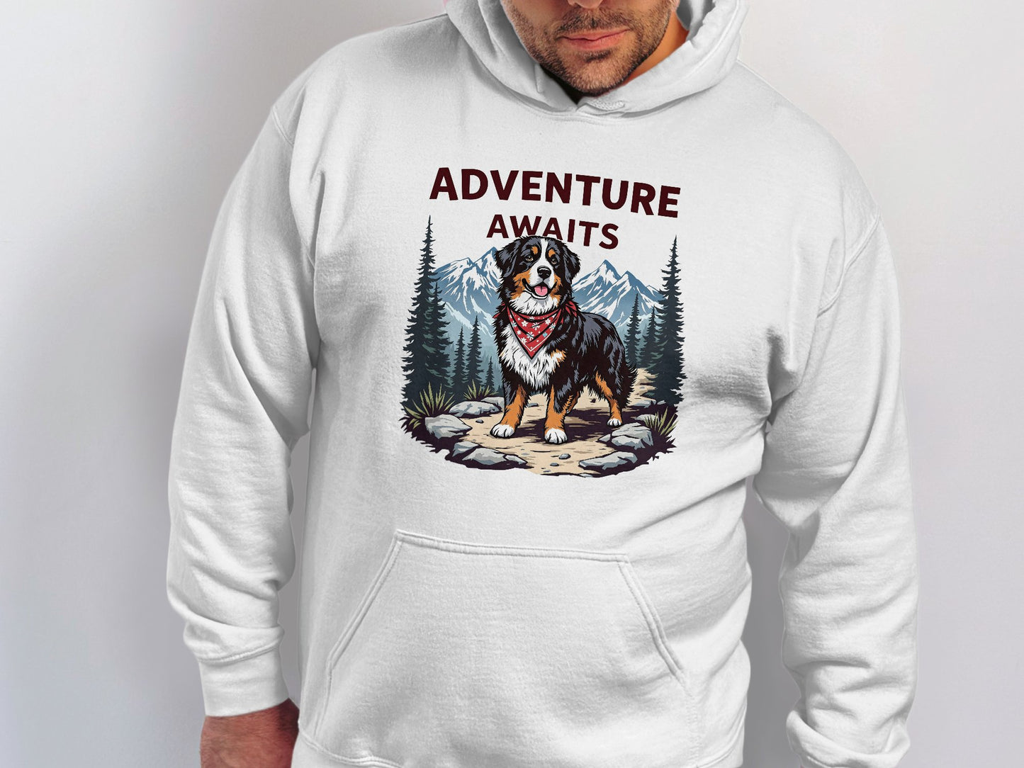 Adventure Awaits Dog Graphic Hoodie product